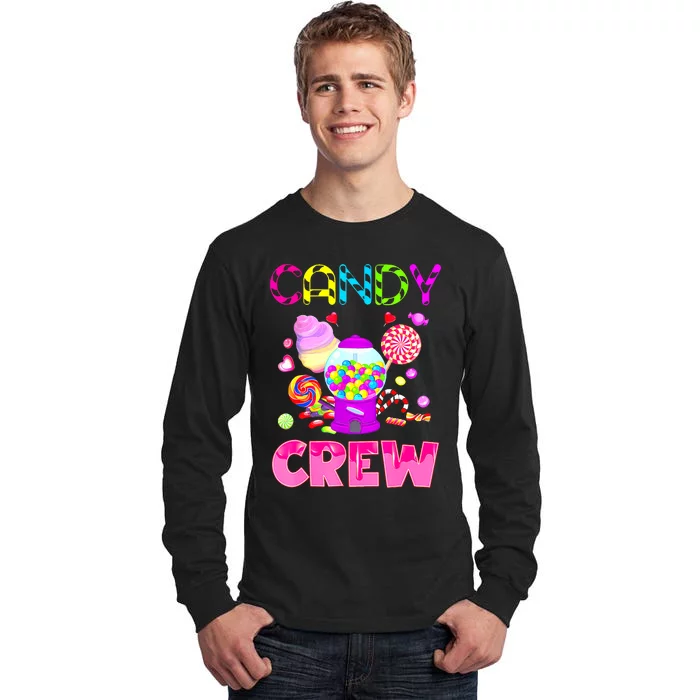 Candy Land Costume Women Candy Crew Sweetie Candy Squad Tall Long Sleeve T-Shirt