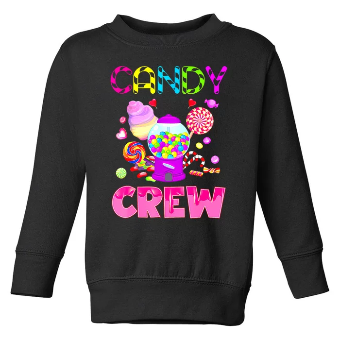 Candy Land Costume Women Candy Crew Sweetie Candy Squad Toddler Sweatshirt