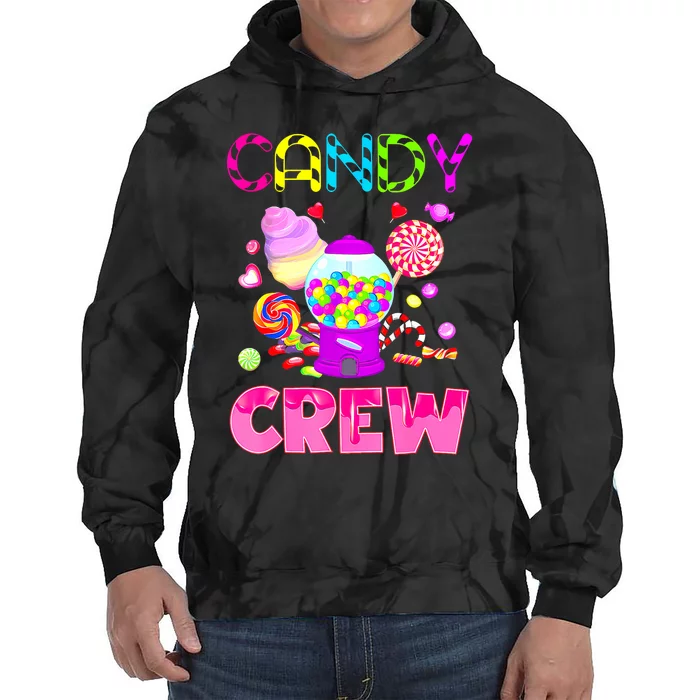 Candy Land Costume Women Candy Crew Sweetie Candy Squad Tie Dye Hoodie