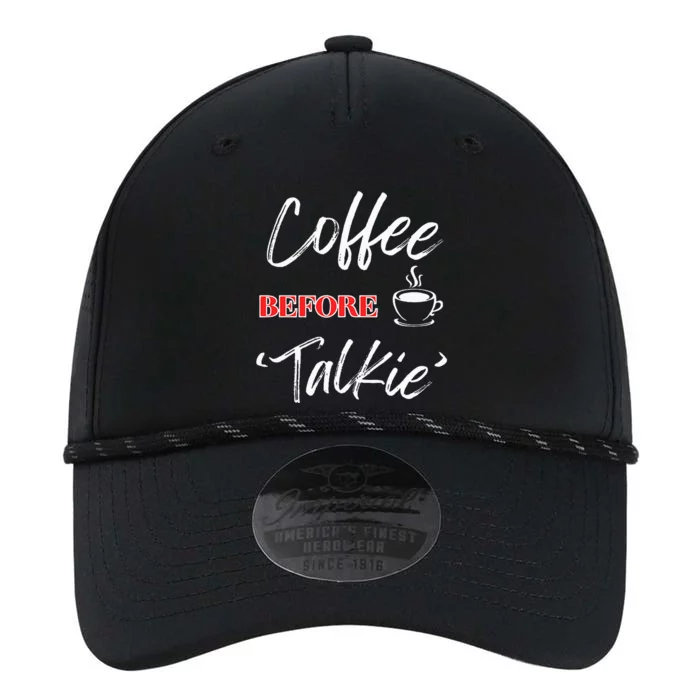 Coffee Lover “Coffee Before Talkie” By Funny Wittywares Performance The Dyno Cap