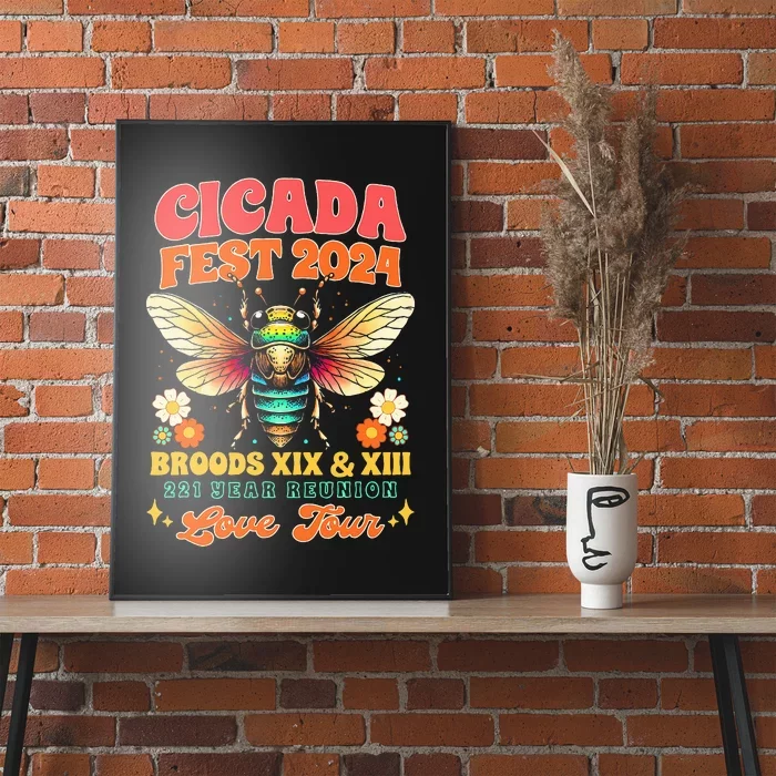 Cicada Lover Cicada Fest 2024 Broods Xix & Xiii Poster