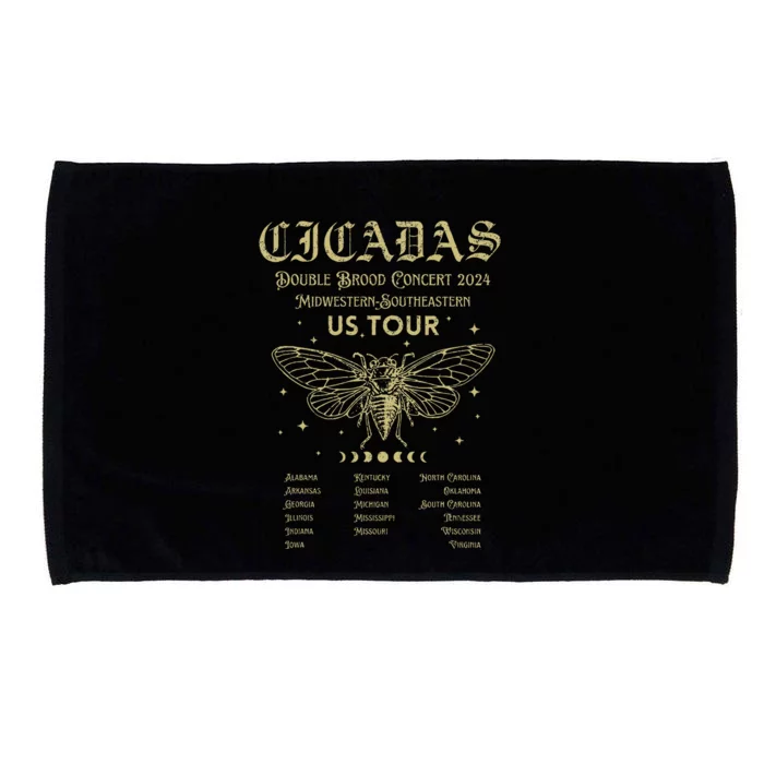 Cicada Lover Cicada Reunion Us 2024 Microfiber Hand Towel