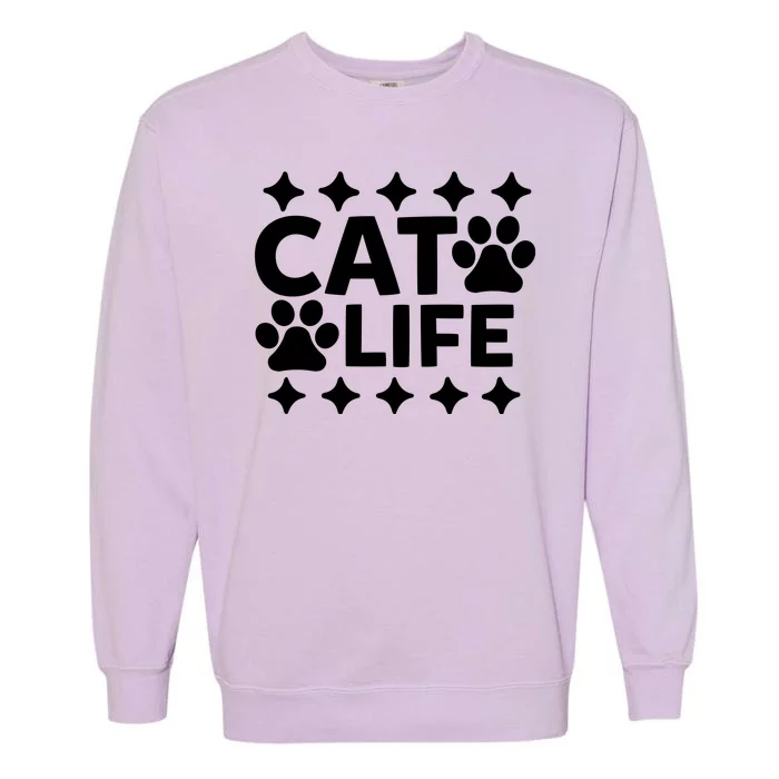 Cat Life Garment-Dyed Sweatshirt