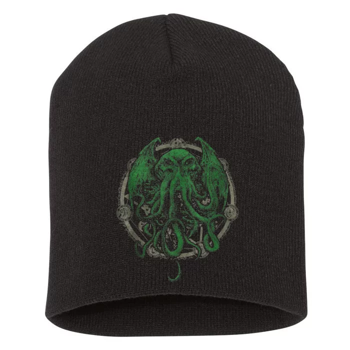 Cthulhu Lovecraft Short Acrylic Beanie