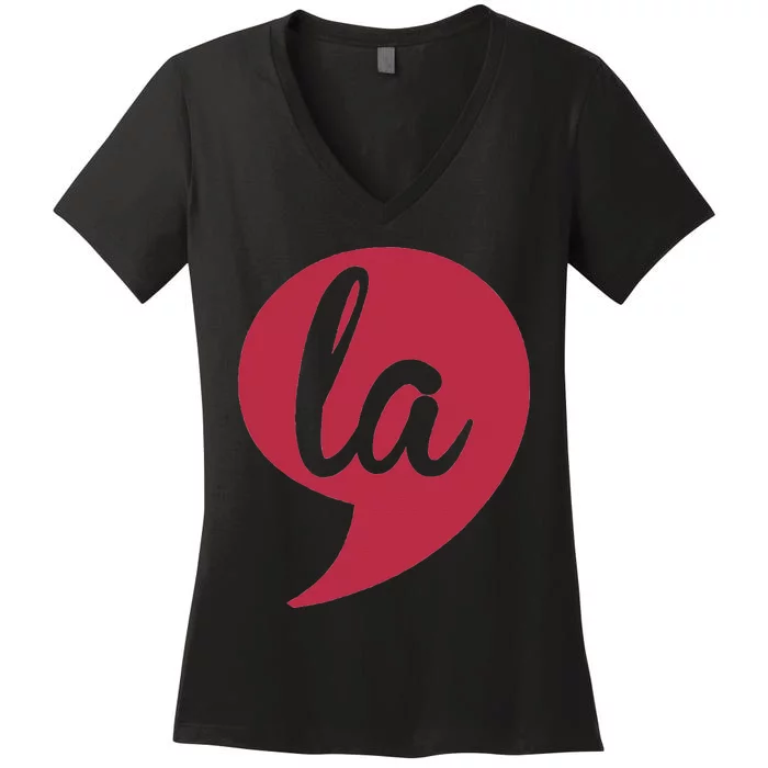 Comma La Women's V-Neck T-Shirt