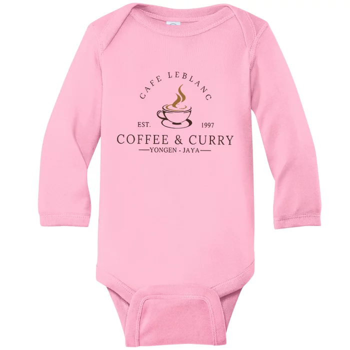 Cafe Leblanc Coffee & Curry Megami Baby Long Sleeve Bodysuit