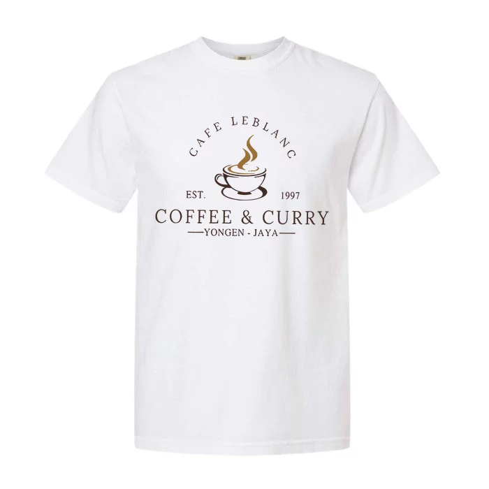 Cafe Leblanc Coffee & Curry Megami Garment-Dyed Heavyweight T-Shirt