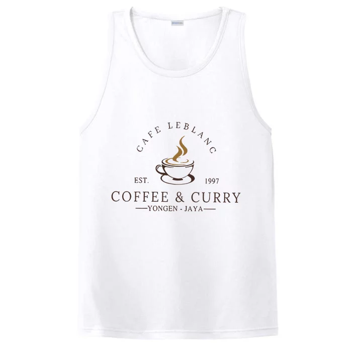 Cafe Leblanc Coffee & Curry Megami Performance Tank