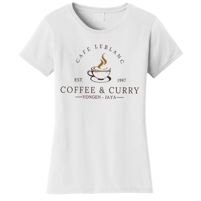 Cafe Leblanc Coffee & Curry Megami Women's T-Shirt