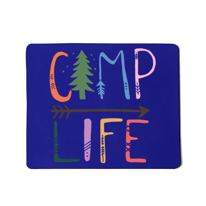 Camping Life Colorful Happy Campers Great Gift Mousepad