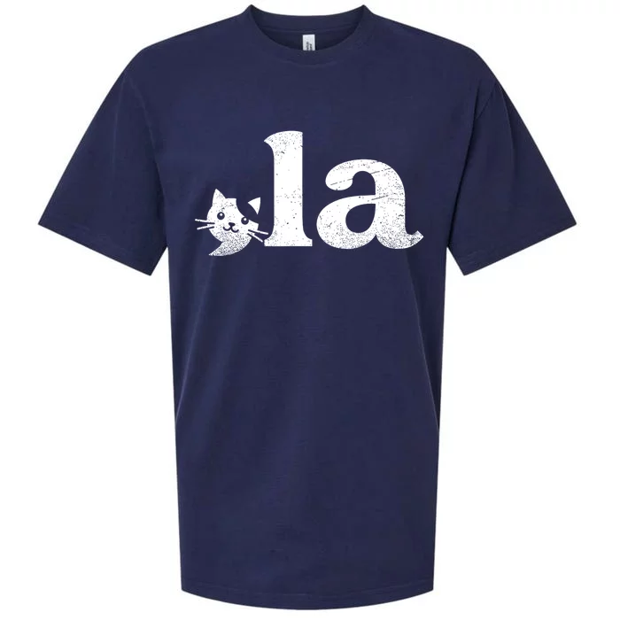 Comma La Cat Retro Vote Kamala Harris 2024 Sueded Cloud Jersey T-Shirt