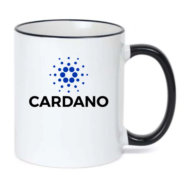 Cardano Logo Crypto Coin Blockchain Black Color Changing Mug