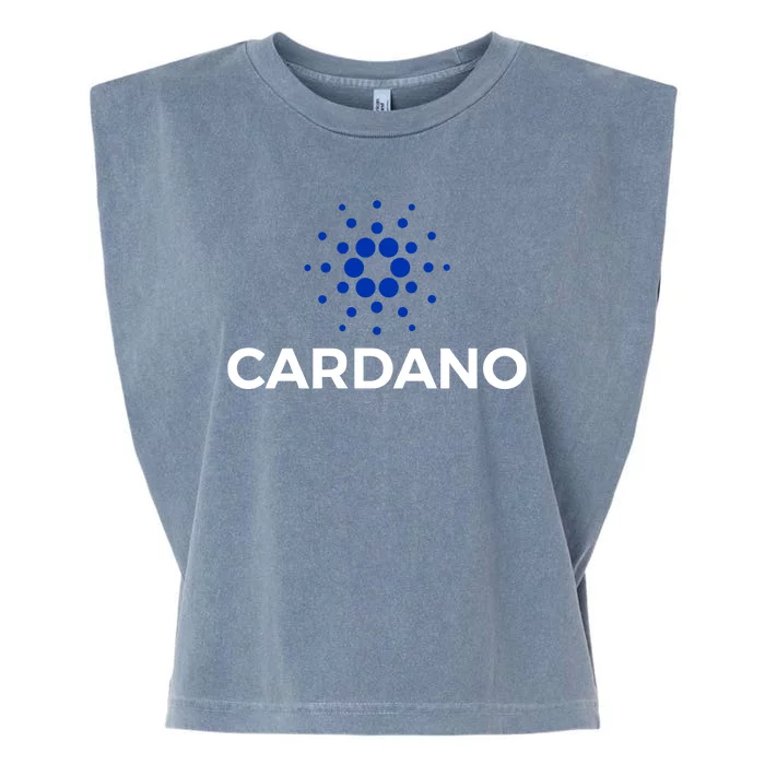 Cardano Logo Crypto Coin Blockchain Garment-Dyed Women's Muscle Tee