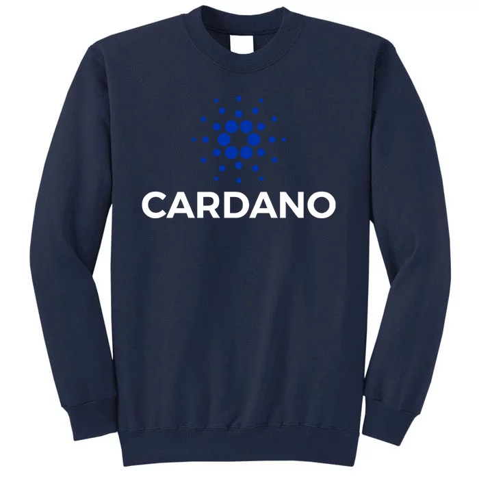 Cardano Logo Crypto Coin Blockchain Tall Sweatshirt