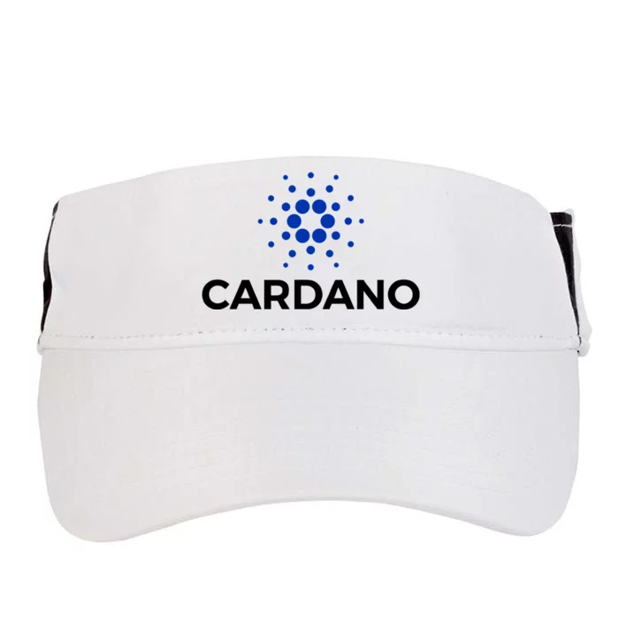 Cardano Logo Crypto Coin Blockchain Adult Drive Performance Visor