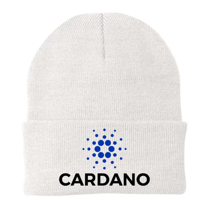 Cardano Logo Crypto Coin Blockchain Knit Cap Winter Beanie