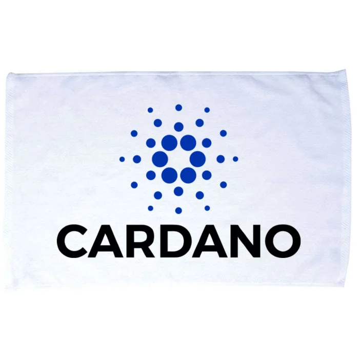 Cardano Logo Crypto Coin Blockchain Microfiber Hand Towel