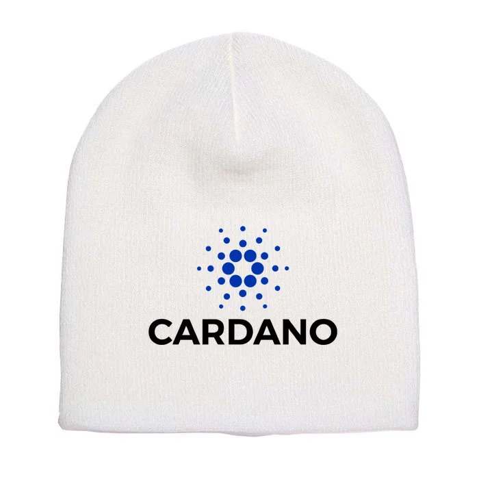 Cardano Logo Crypto Coin Blockchain Short Acrylic Beanie