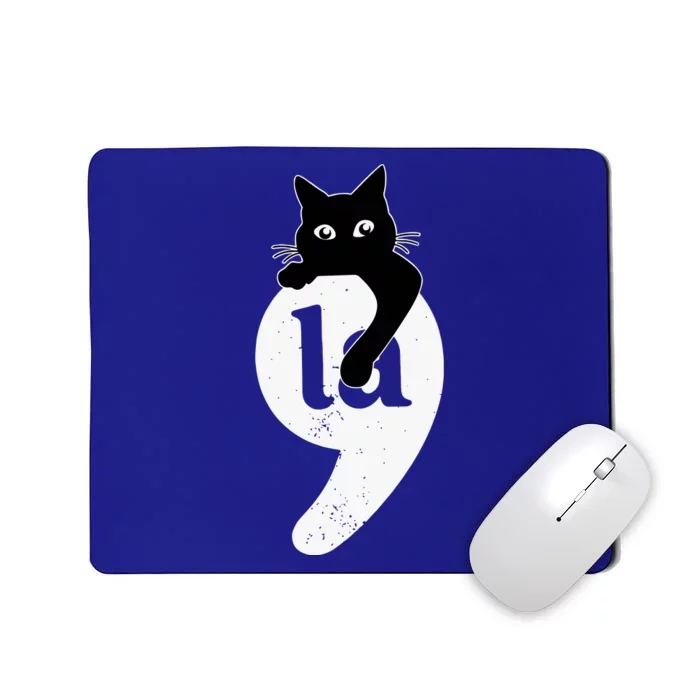 Comma La Cat Kamala Harris Mousepad