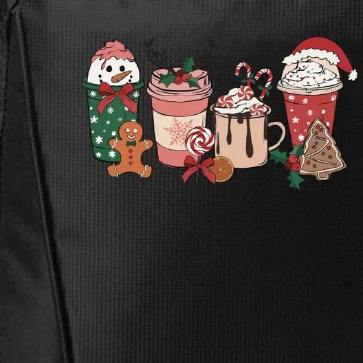 Christmas Latte Cute Comfort City Backpack