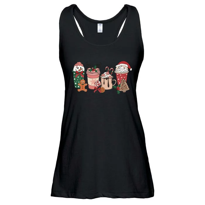 Christmas Latte Cute Comfort Ladies Essential Flowy Tank