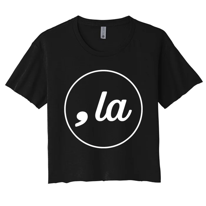 Comma La Women's Crop Top Tee