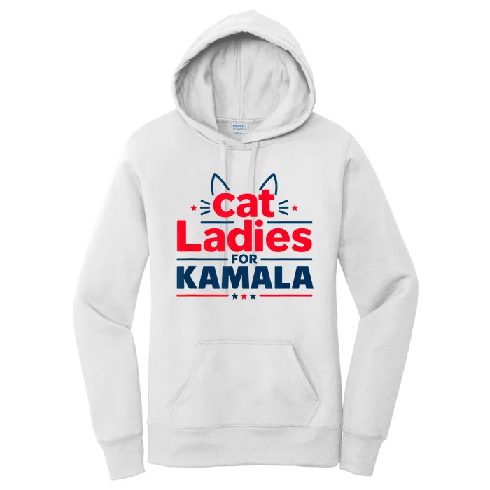 Cat Ladies Cat Lettering Positive Funny Women's Pullover Hoodie