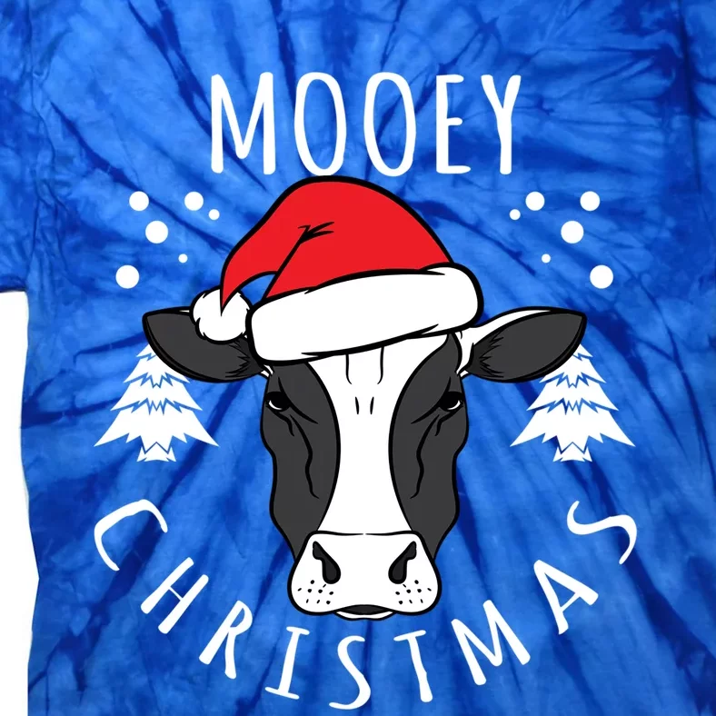 Cow Lover Cow Head Design Mooey Christmas Great Gift Tie-Dye T-Shirt