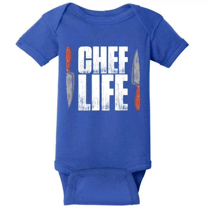 Chefs Life Cooking Culinary Art Cuisine Cook Chef Gift Baby Bodysuit