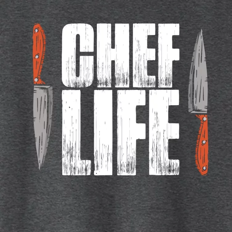 Chefs Life Cooking Culinary Art Cuisine Cook Chef Gift Women's Crop Top Tee