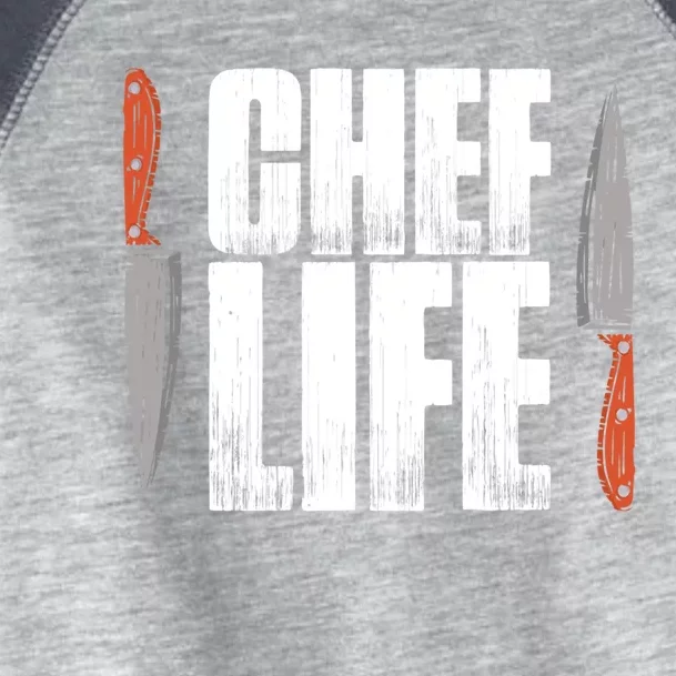 Chefs Life Cooking Culinary Art Cuisine Cook Chef Gift Toddler Fine Jersey T-Shirt