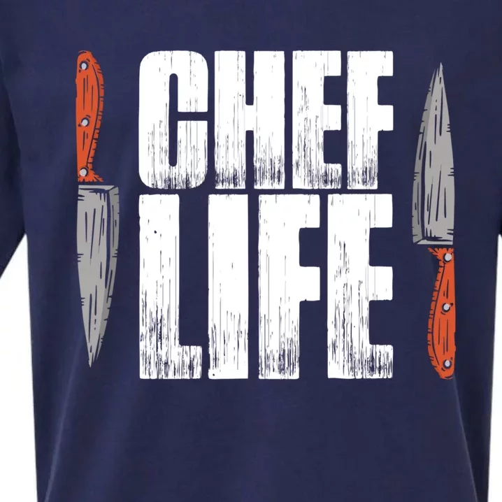 Chefs Life Cooking Culinary Art Cuisine Cook Chef Gift Sueded Cloud Jersey T-Shirt