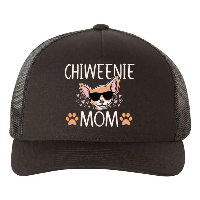 Chiweenie Love Cool Chihuahua Cute Dog Mom Owner Lover Yupoong Adult 5-Panel Trucker Hat