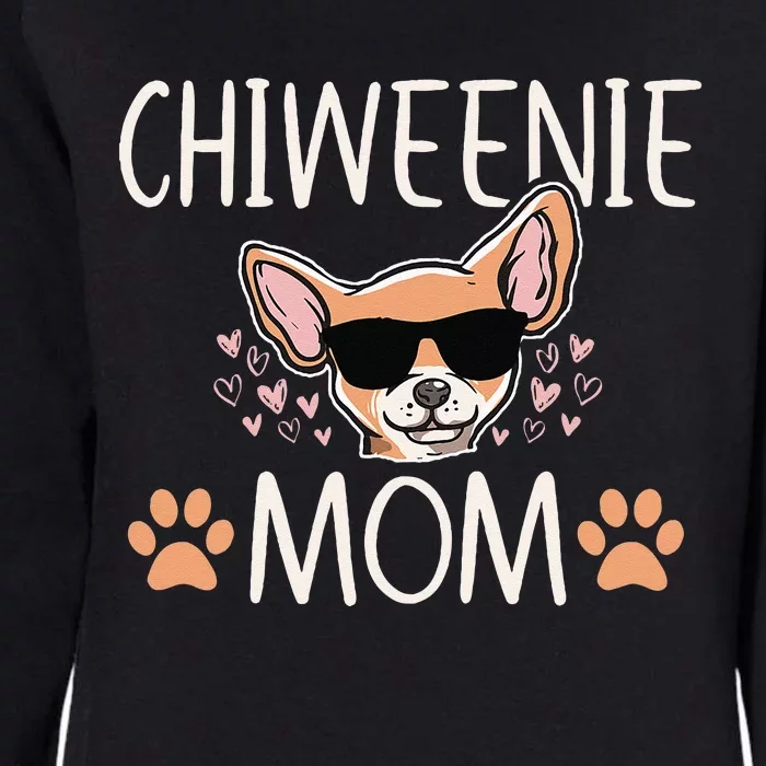 Chiweenie Love Cool Chihuahua Cute Dog Mom Owner Lover Womens California Wash Sweatshirt