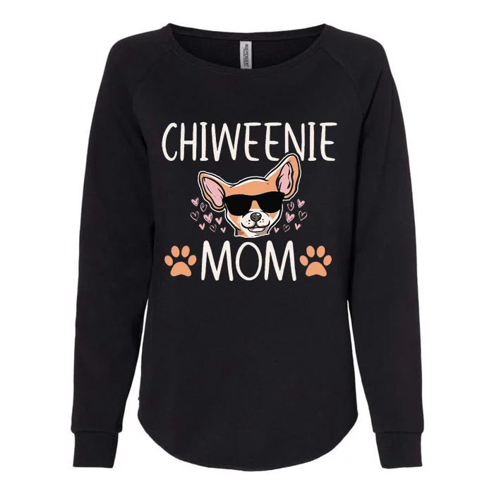 Chiweenie Love Cool Chihuahua Cute Dog Mom Owner Lover Womens California Wash Sweatshirt