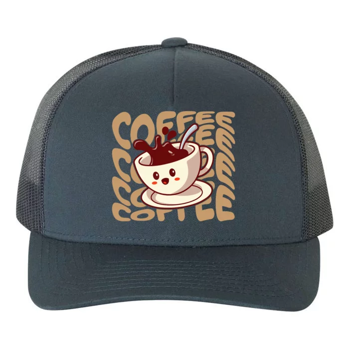 Coffee Lover Yupoong Adult 5-Panel Trucker Hat