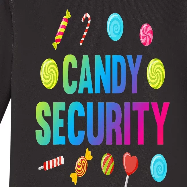 candy land costumes adult candy land candy security Baby Long Sleeve Bodysuit