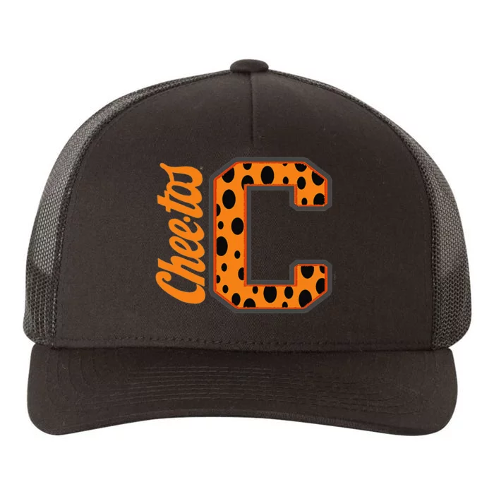 Cheetos Letter C Yupoong Adult 5-Panel Trucker Hat