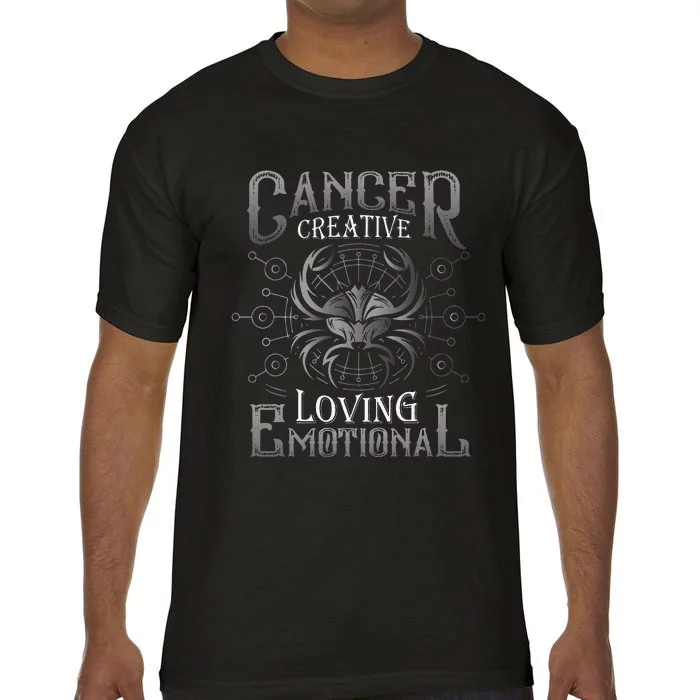 Creative Loving Crab Zodiac Sign Symbol Horoscope Cancer Comfort Colors T-Shirt