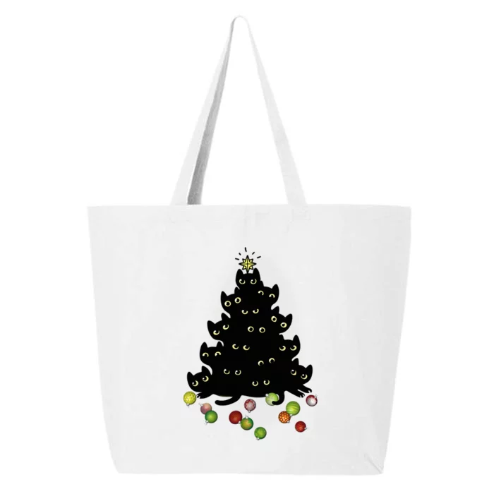 Cat Lovers Cute And Funny Holiday Tree Christmas Gift 25L Jumbo Tote