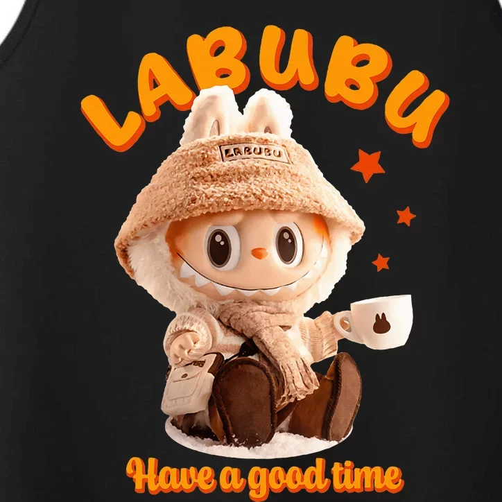 Cute Labubu Classic Pose Funny Labubu Performance Tank