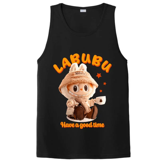 Cute Labubu Classic Pose Funny Labubu Performance Tank