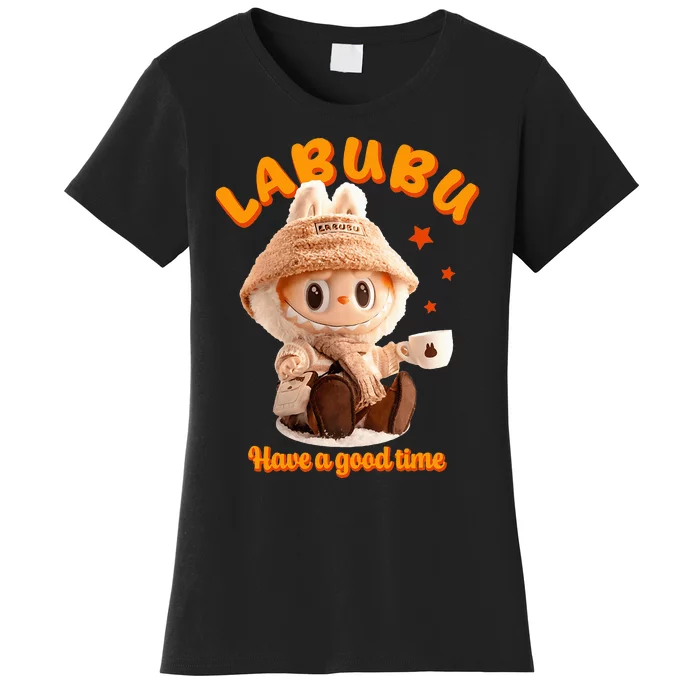 Cute Labubu Classic Pose Funny Labubu Women's T-Shirt