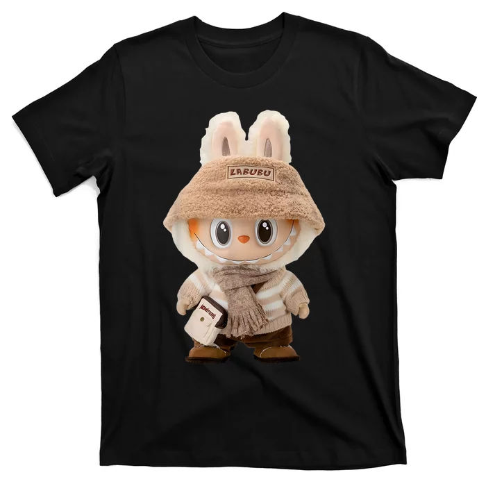 Cute Labubu Classic Pose Fun Labubu Lover Gifts T-Shirt