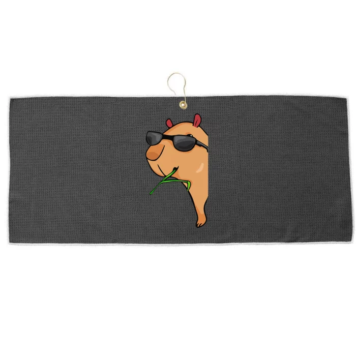 Capybara Lover Capybara Large Microfiber Waffle Golf Towel