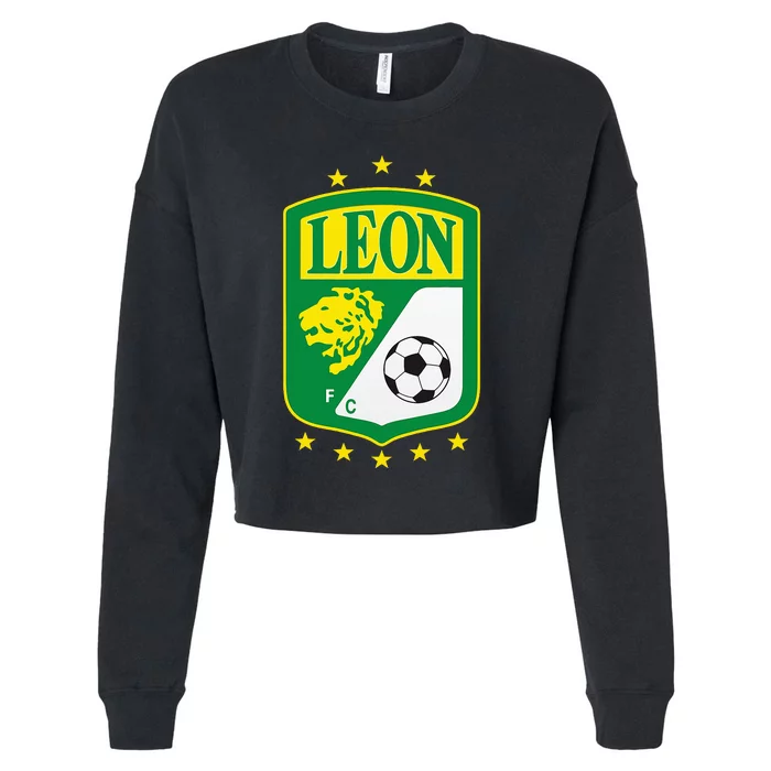 Club Leon Club LeóN Supporter Fan Mexico Mexican Cropped Pullover Crew