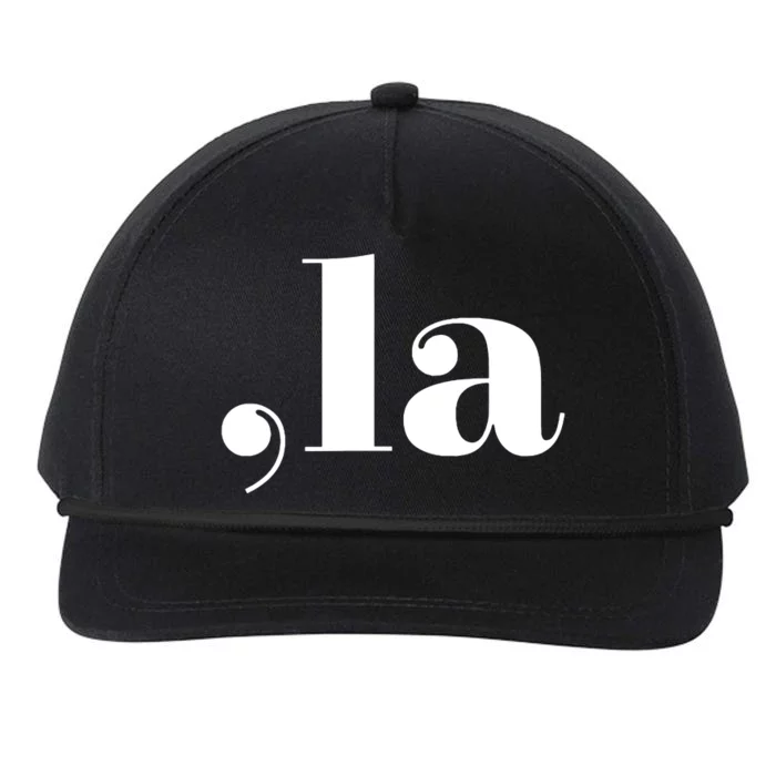 Comma La Snapback Five-Panel Rope Hat