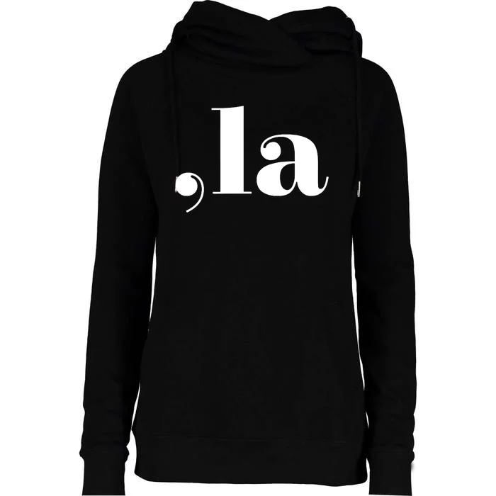 Comma La Womens Funnel Neck Pullover Hood