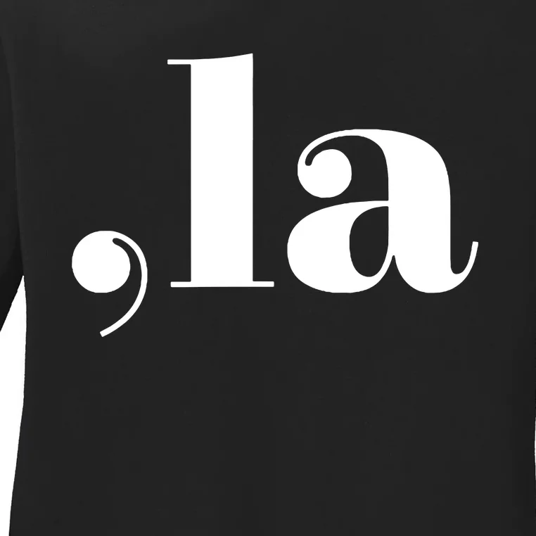 Comma La Ladies Long Sleeve Shirt