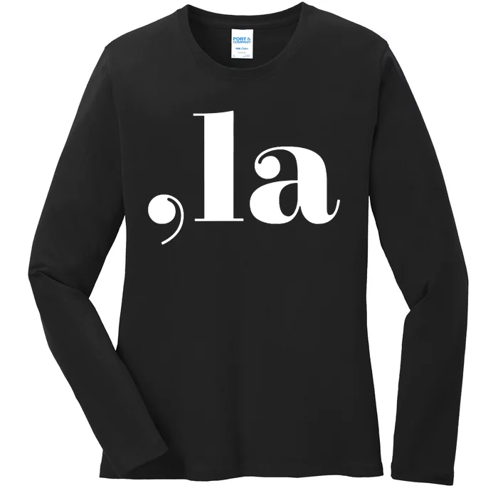 Comma La Ladies Long Sleeve Shirt